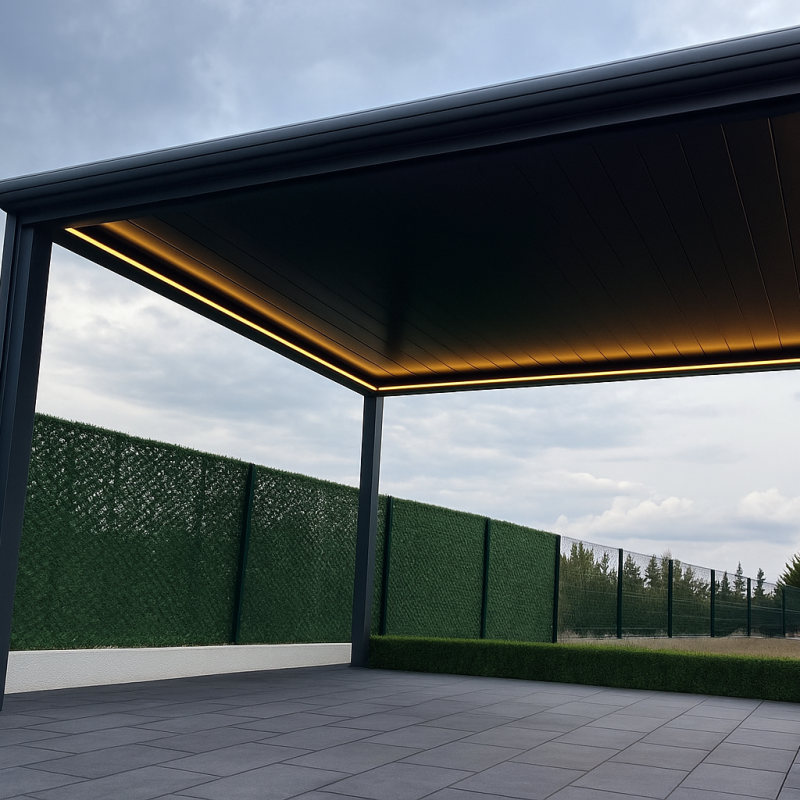 20251107 1259 Modern Pergola Design Remix 01k9evz901ez4af0sxwve2eer6